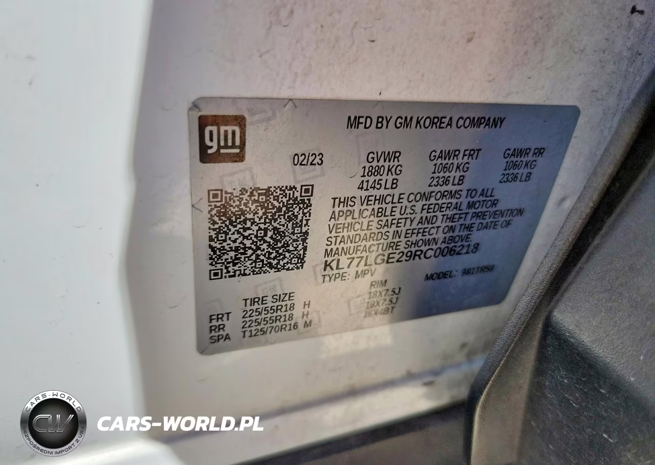 2024 Chevrolet Trax 1Rs VIN:KL77LGE29RC006218 - 12