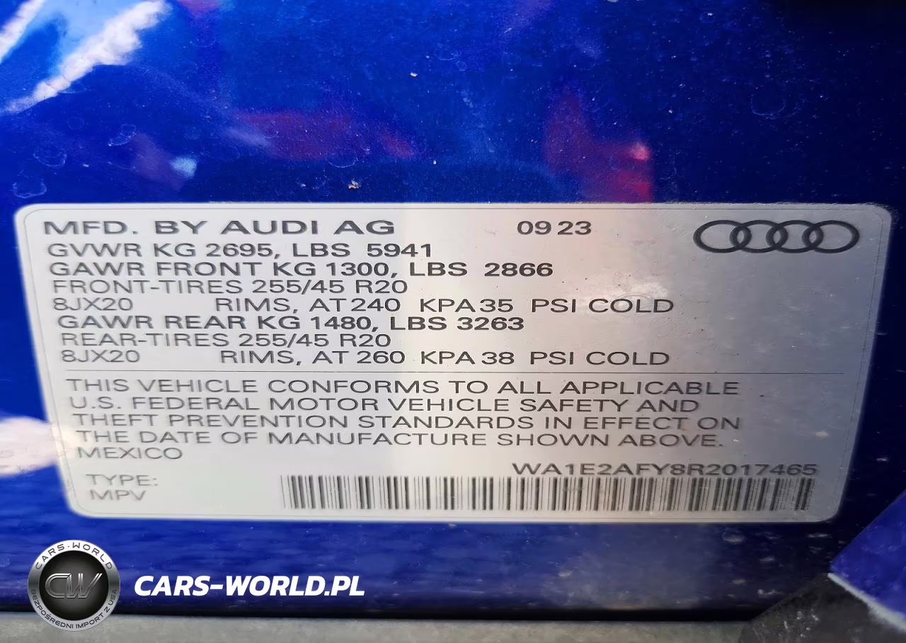 2024 Audi Q5 E Premium Plus 55 VIN:WA1E2AFY8R2017465 - 13