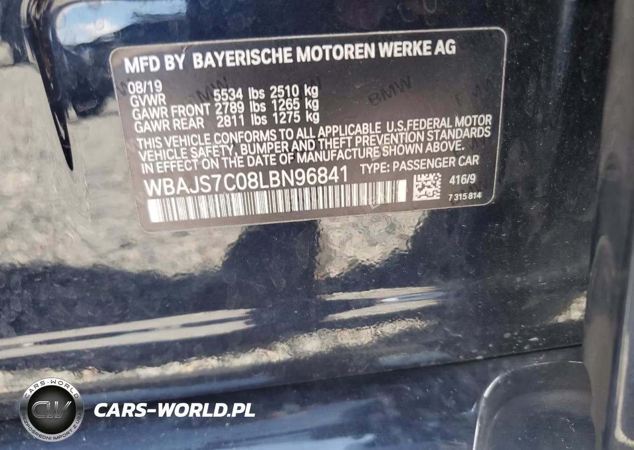 2020 BMW M550Xi VIN:WBAJS7C08LBN96841 - 13