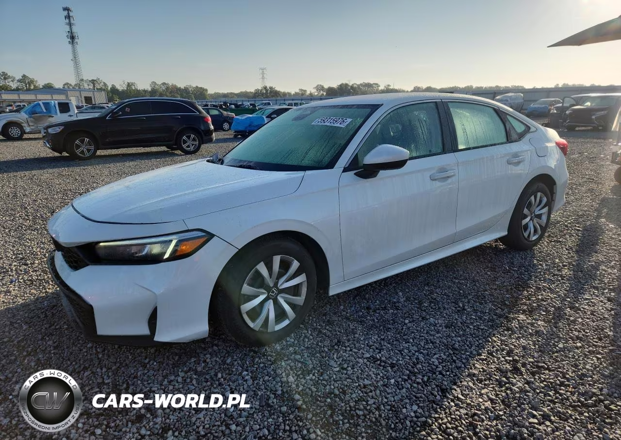 2026 Honda Civic Lx VIN:2HGFE2F21TH595622 - 1