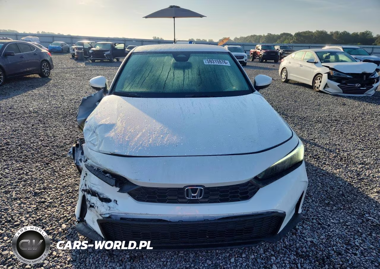 2026 Honda Civic Lx VIN:2HGFE2F21TH595622 - 5
