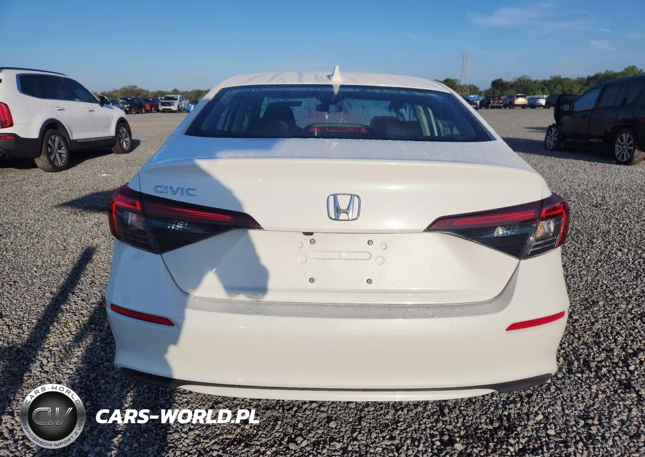 2026 Honda Civic Lx VIN:2HGFE2F21TH595622 - 6