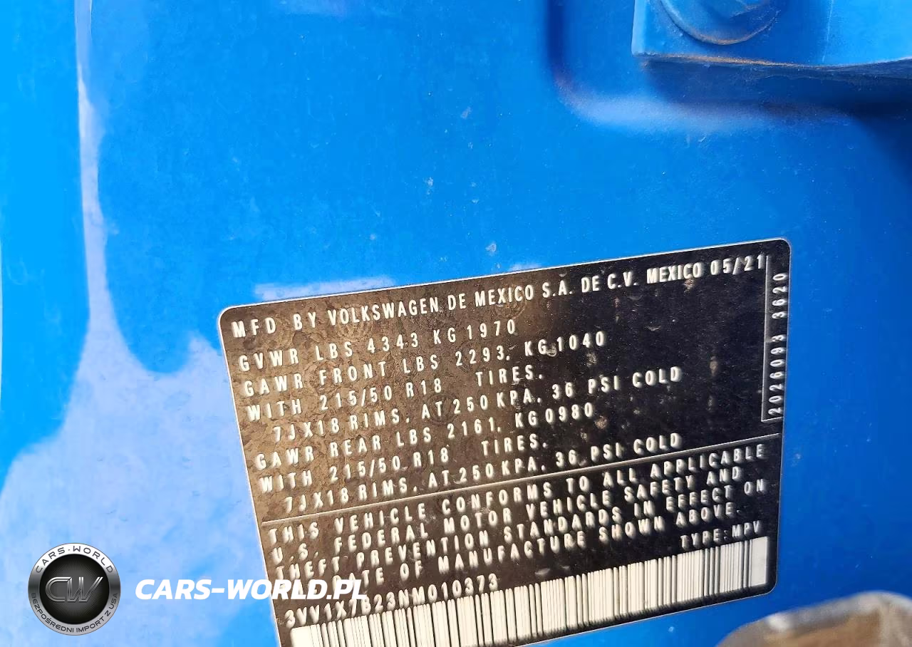 2022 Volkswagen Taos Sel VIN:3VV1X7B23NM010373 - 12