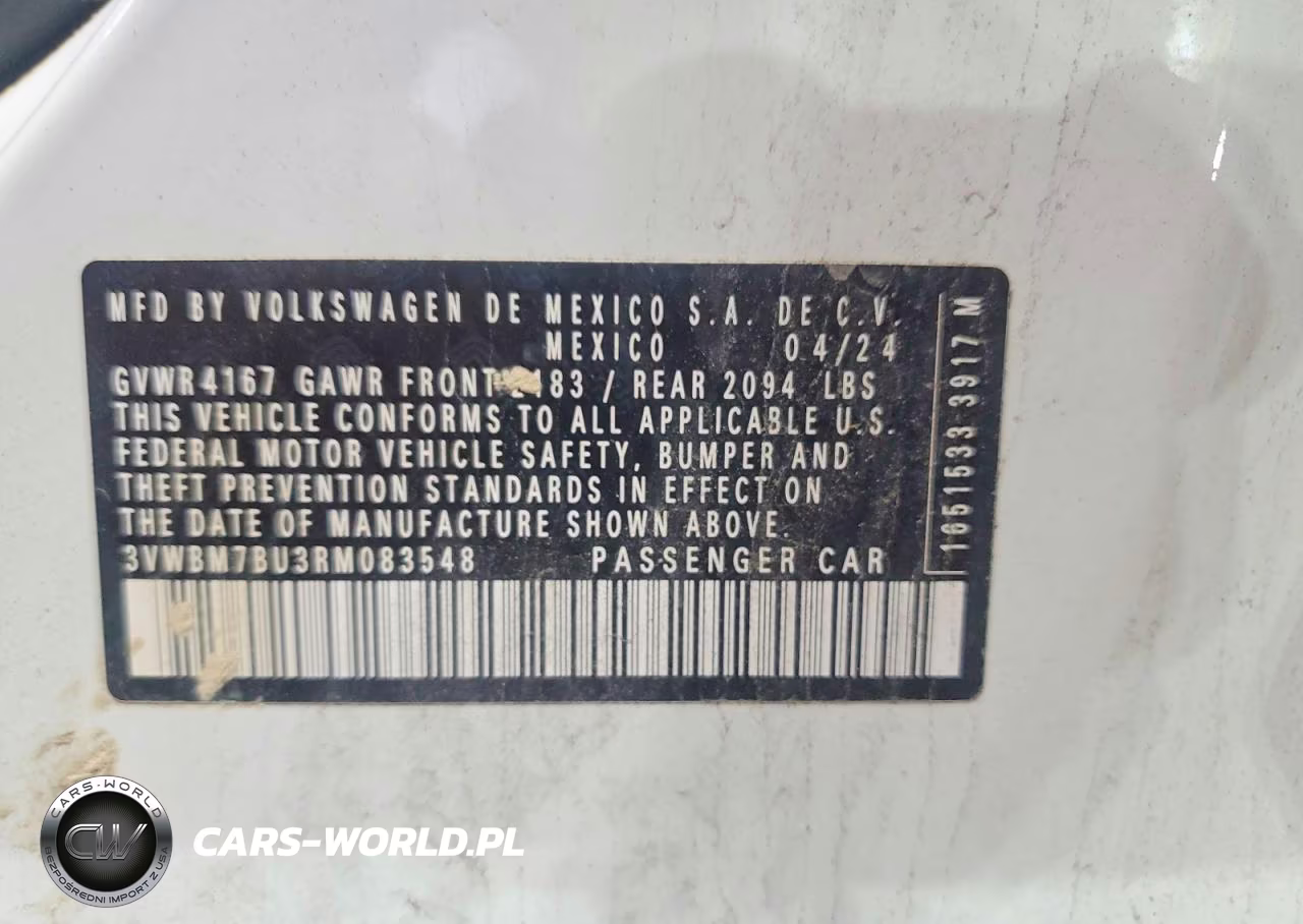 2024 Volkswagen Jetta Sport VIN:3VWBM7BU3RM083548 - 12