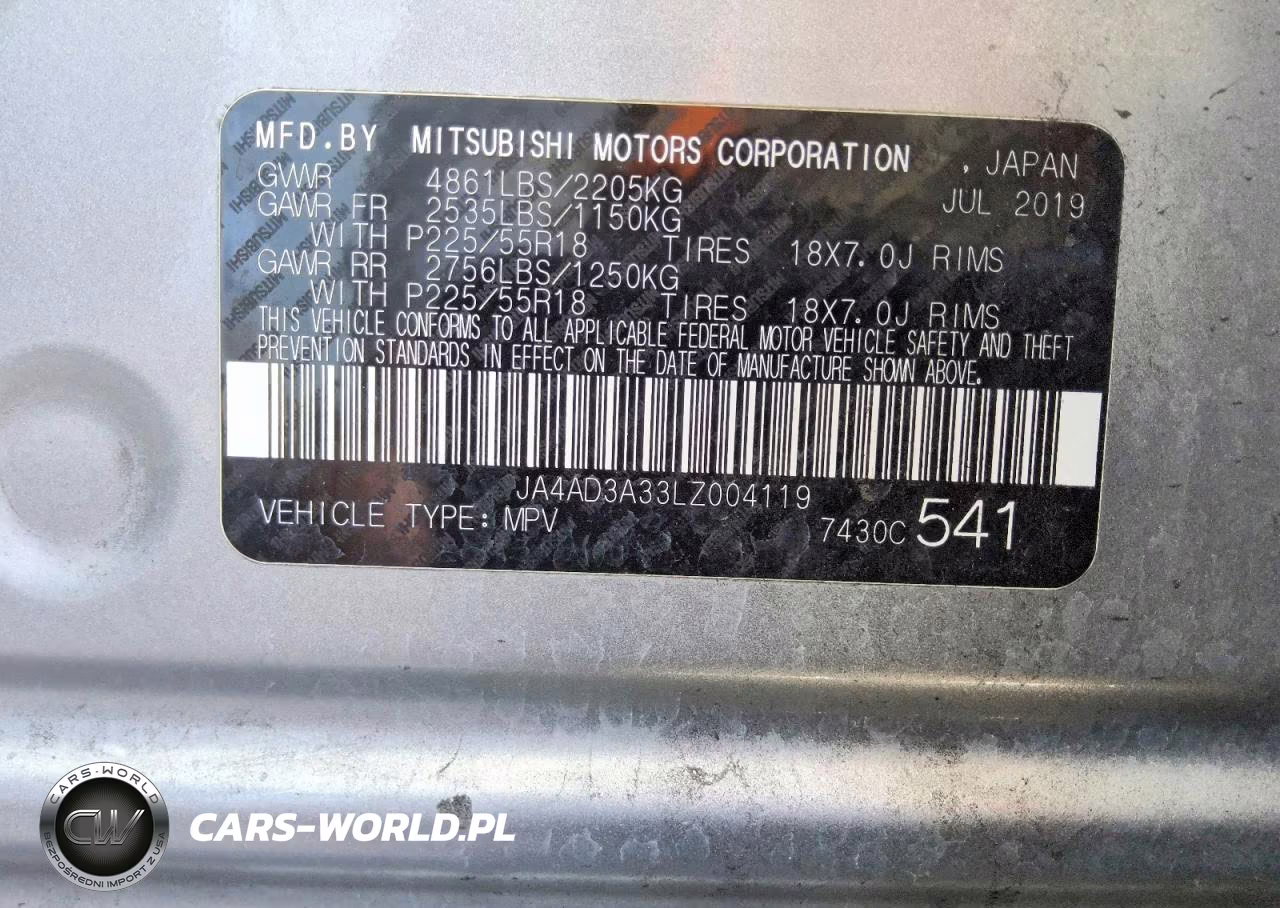 2020 Mitsubishi Outlander Se-Sel-Le VIN:JA4AD3A33LZ004119 - 13