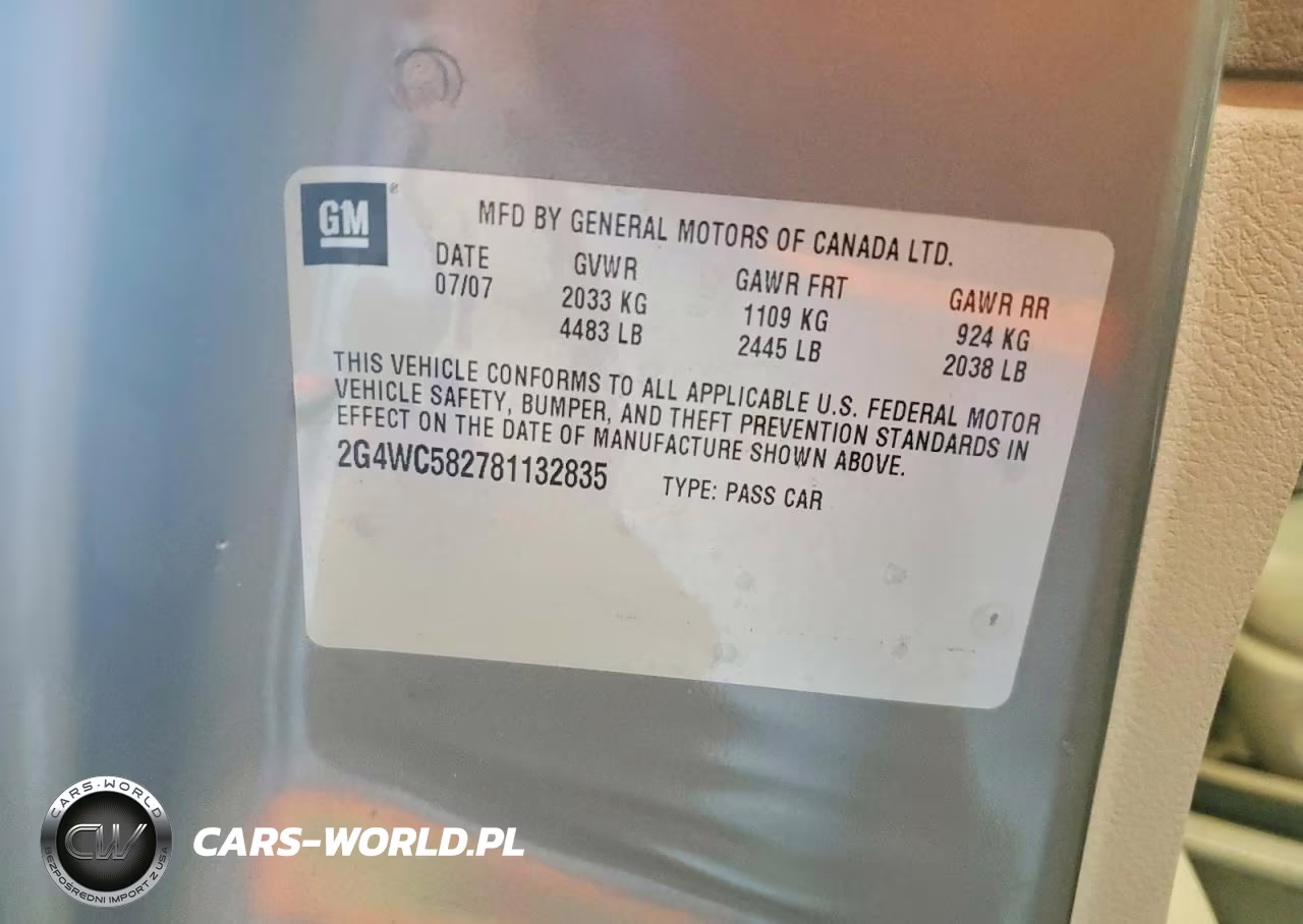 2008 Buick Lacrosse Cx VIN:2G4WC582781132835 - 13