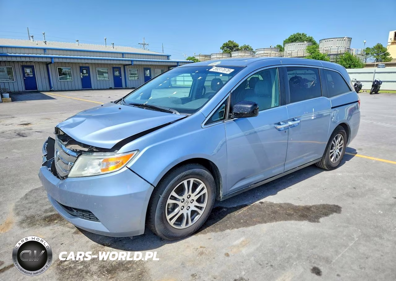 2012 Honda Odyssey Exl VIN:5FNRL5H62CB072263 - 1