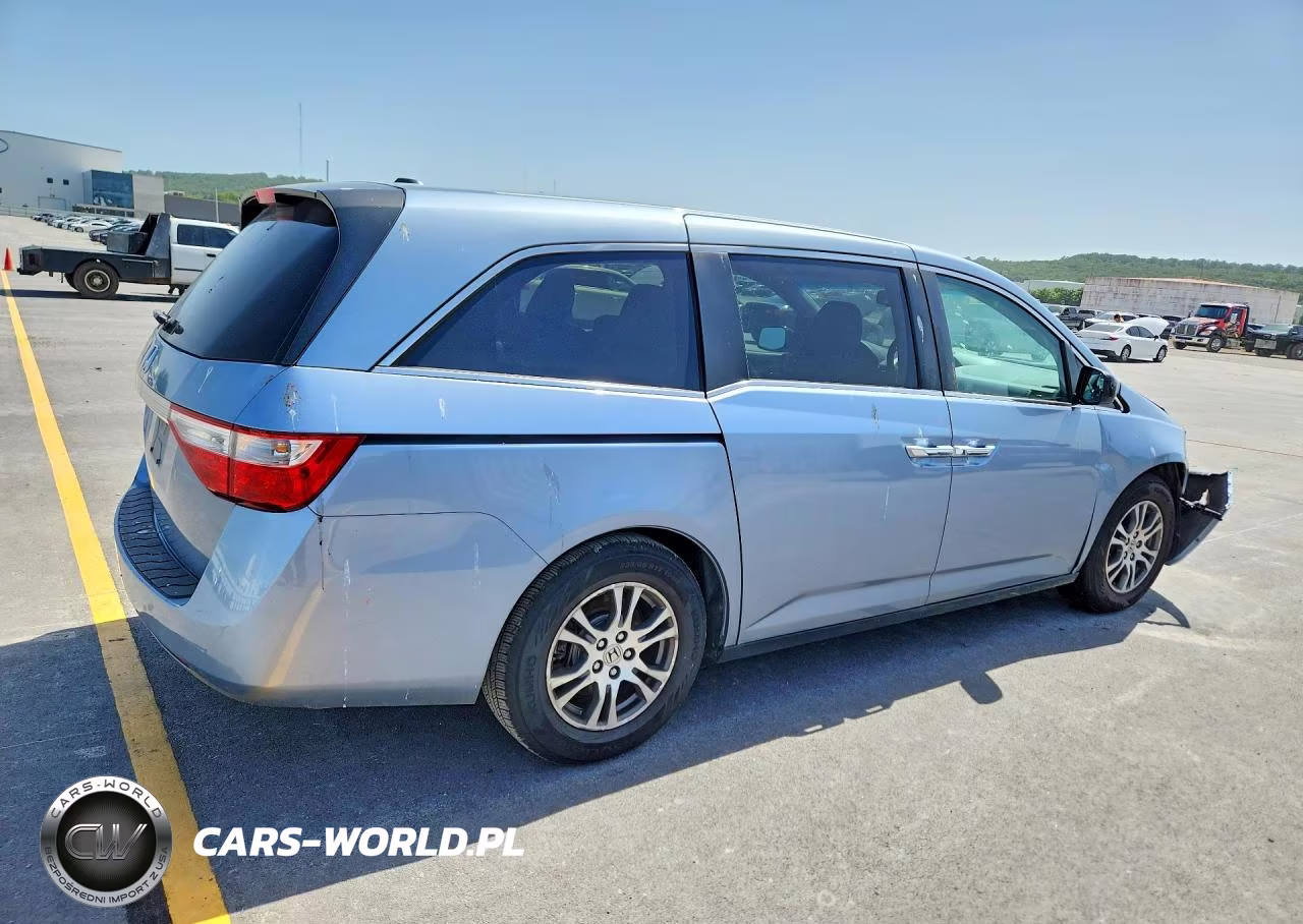 2012 Honda Odyssey Exl VIN:5FNRL5H62CB072263 - 3