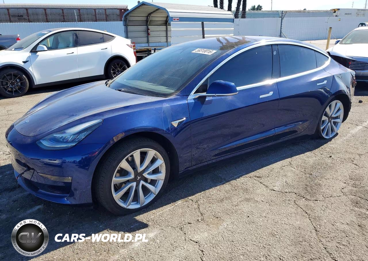 2018 Tesla Model 3 VIN:5YJ3E1EA6JF047039 - 1