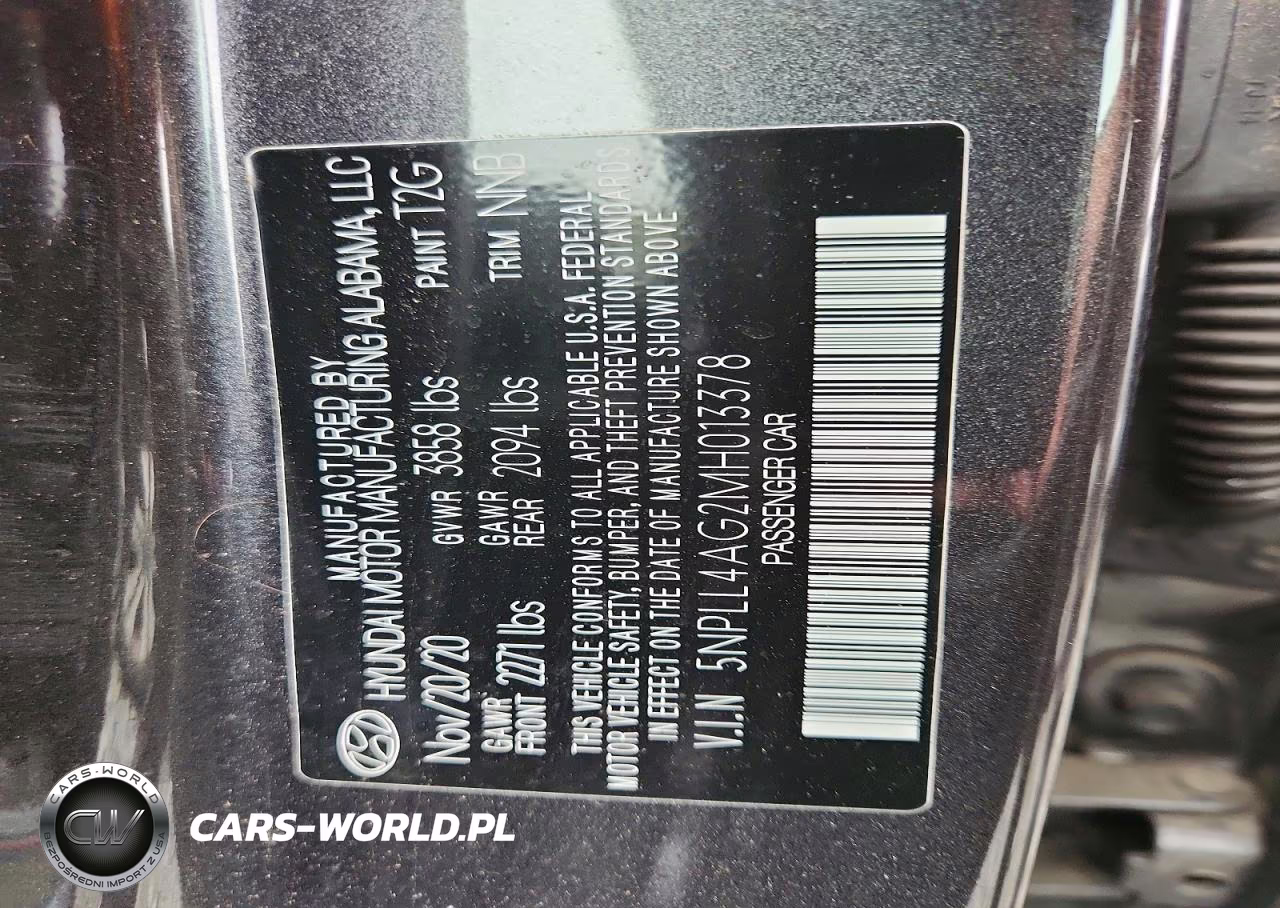 2021 Hyundai Elantra Se VIN:5NPLL4AG2MH013378 - 12