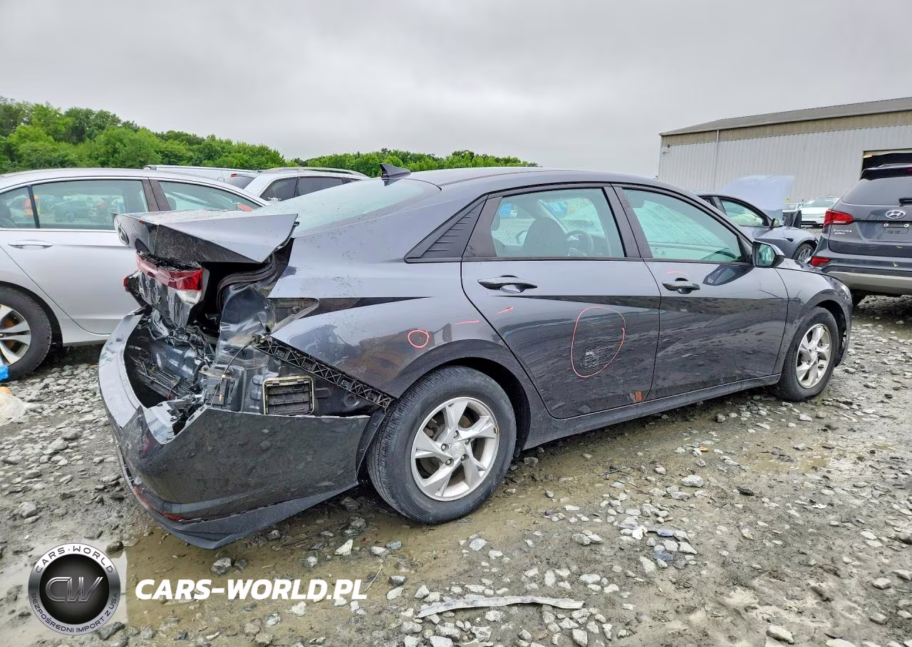2021 Hyundai Elantra Se VIN:5NPLL4AG2MH013378 - 3