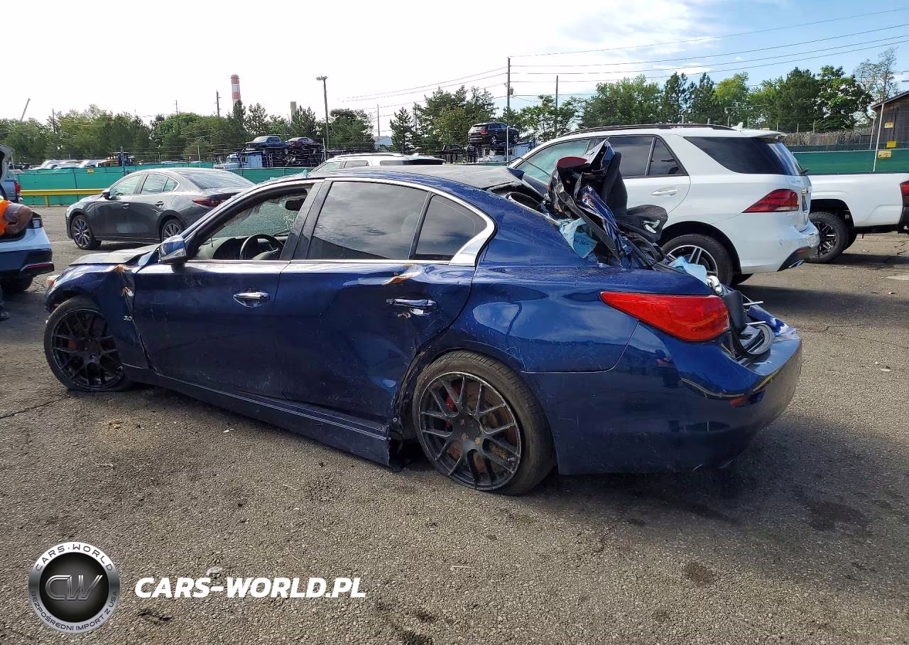 2017 Infiniti Q50 Red Sport 400 VIN:JN1FV7ARXHM871240 - 2