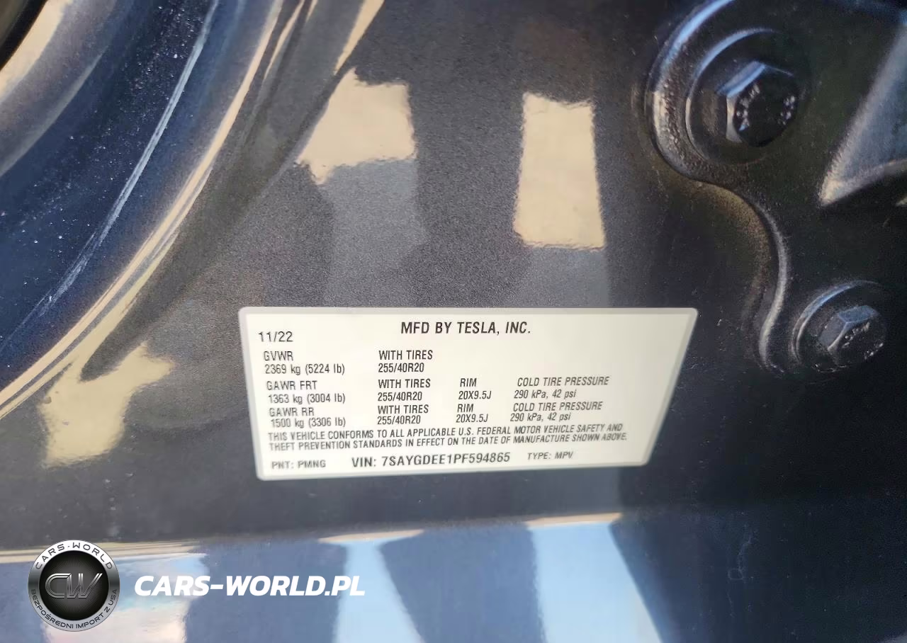 2023 Tesla Model Y VIN:7SAYGDEE1PF594865 - 12