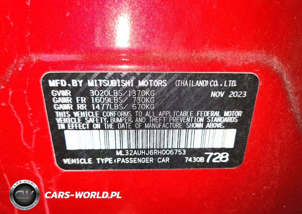 2024 Mitsubishi Mirage Es VIN:ML32AUHJ6RH006753 - 13