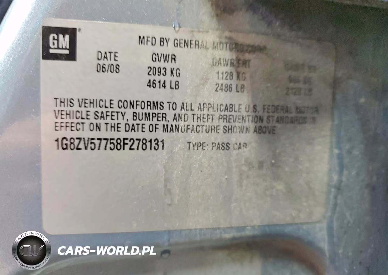 2008 Saturn Aura Xr VIN:1G8ZV57758F278131 - 13
