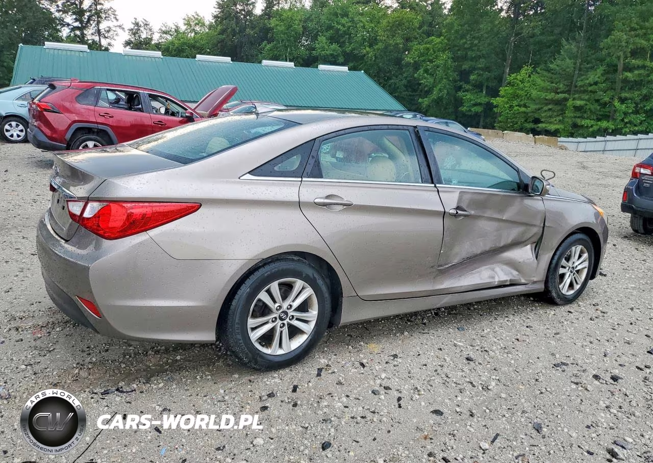 2014 Hyundai Sonata Gls VIN:5NPEB4ACXEH872034 - 3