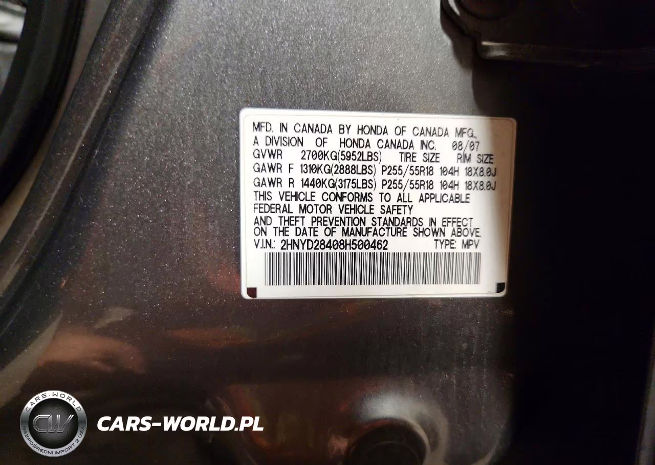 2008 Acura Mdx Technology VIN:2HNYD28408H500462 - 13