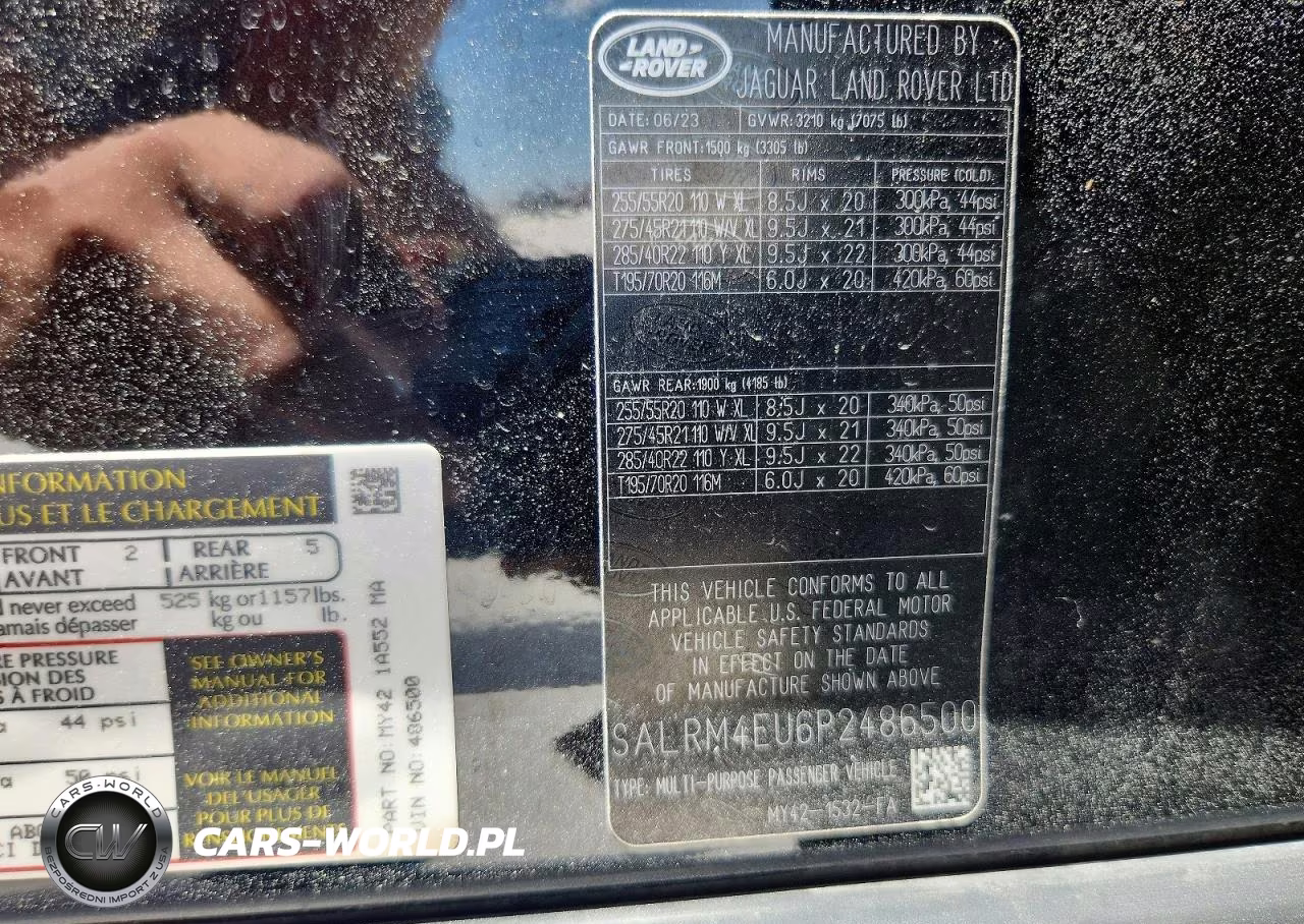 2023 Land Rover Discovery Hse R-Dynamic VIN:SALRM4EU6P2486500 - 14