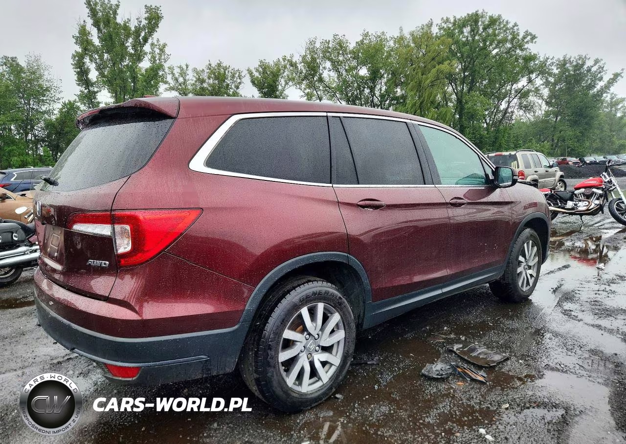 2021 Honda Pilot Exl VIN:5FNYF6H59MB017374 - 3