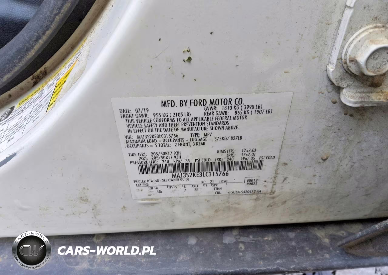 2020 Ford Ecosport Titanium VIN:MAJ3S2KE3LC315766 - 13