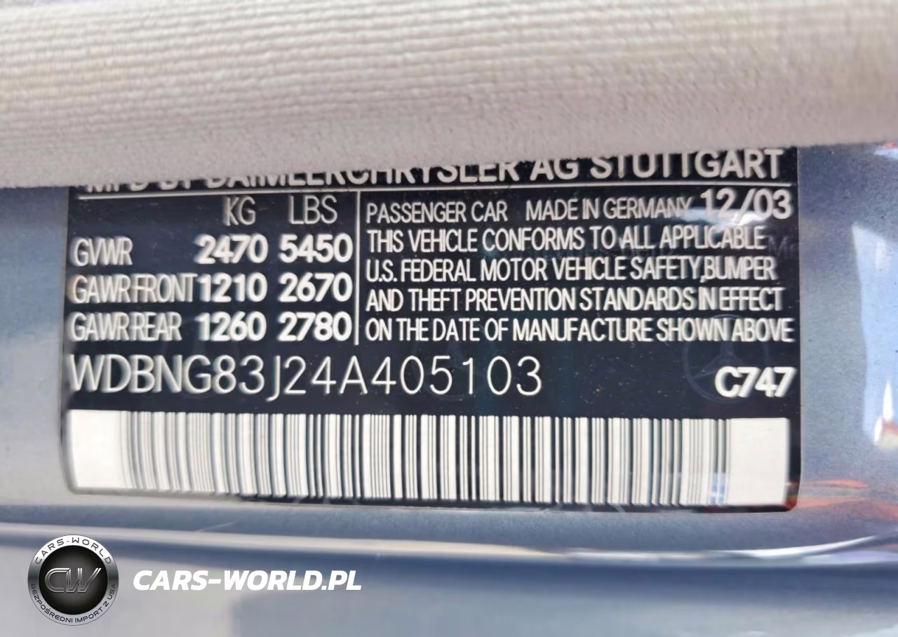 2004 Mercedes-Benz S 430 4Matic VIN:WDBNG83J24A405103 - 12