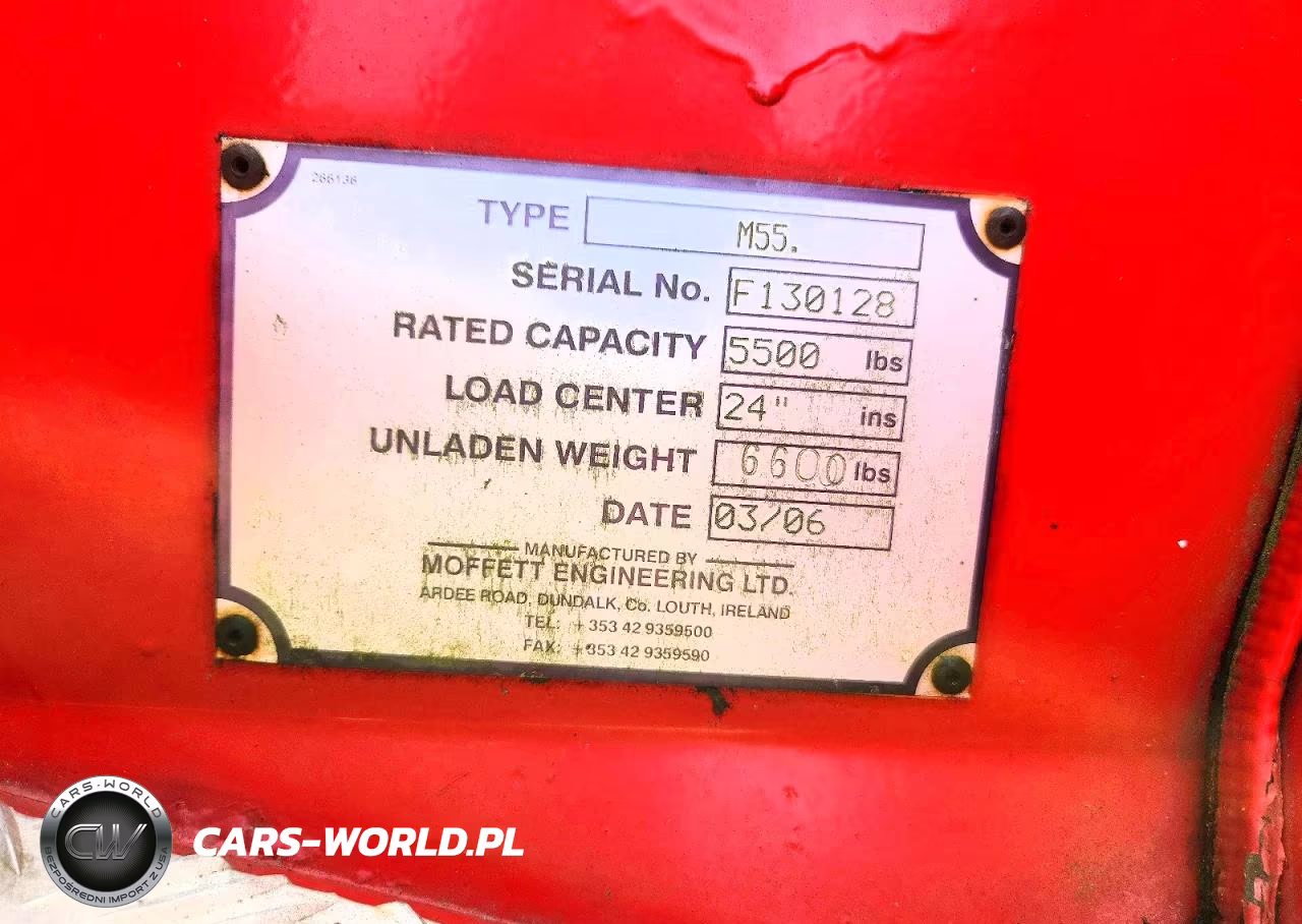 2006 Moffett M55 Forklift VIN:F130128 - 10