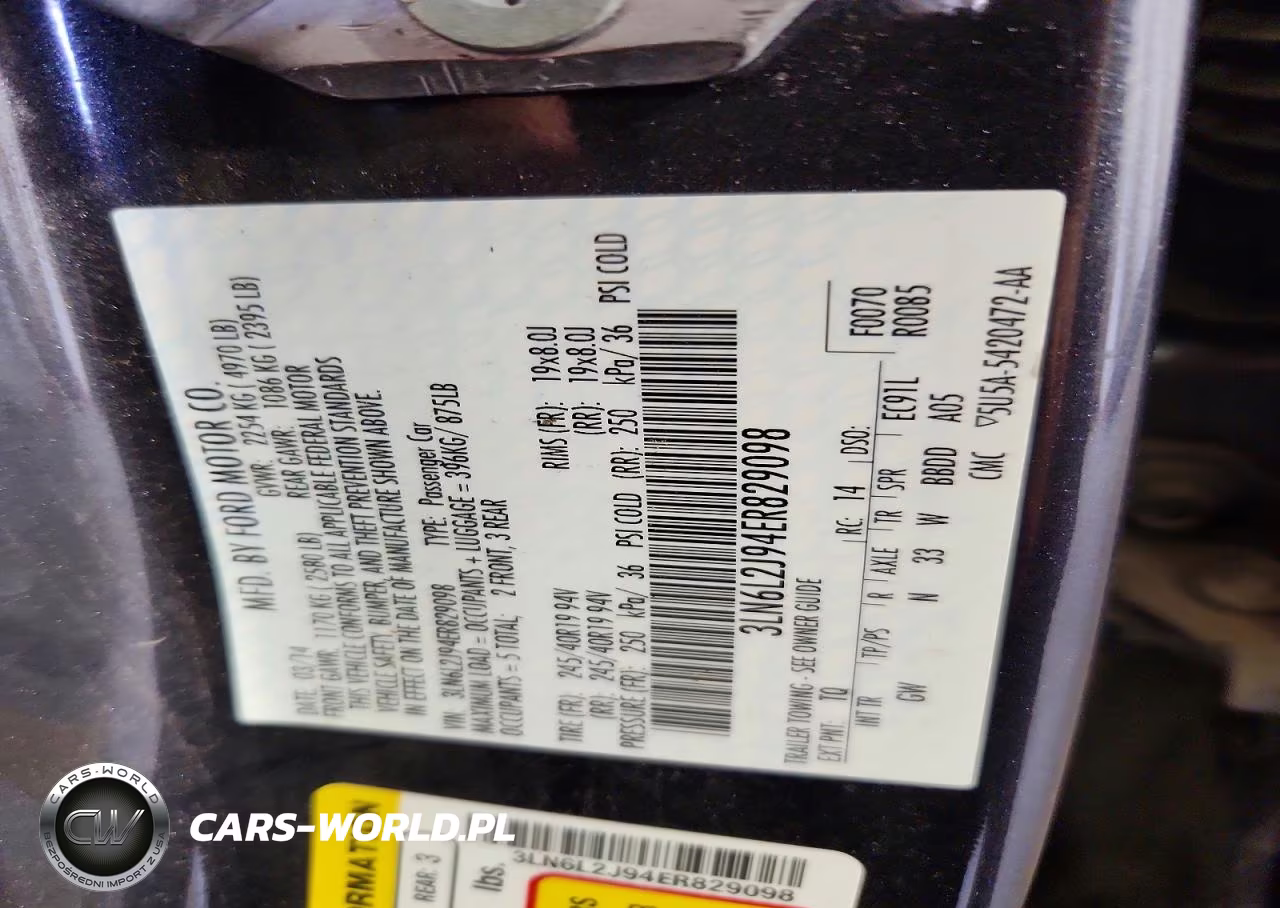 2014 Lincoln Mkz VIN:3LN6L2J94ER829098 - 12
