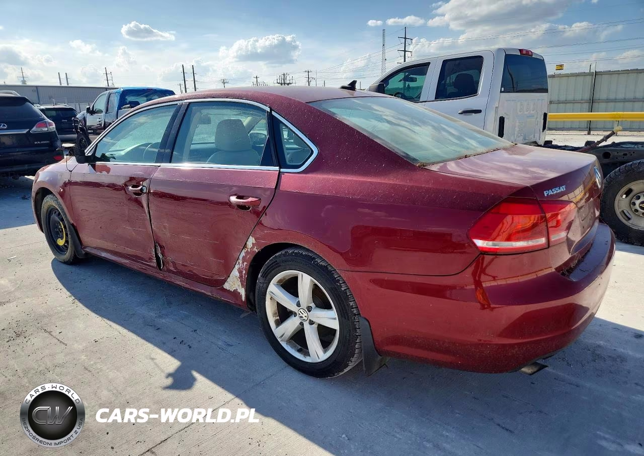 2015 Volkswagen Passat S VIN:1VWAS7A37FC122407 - 2