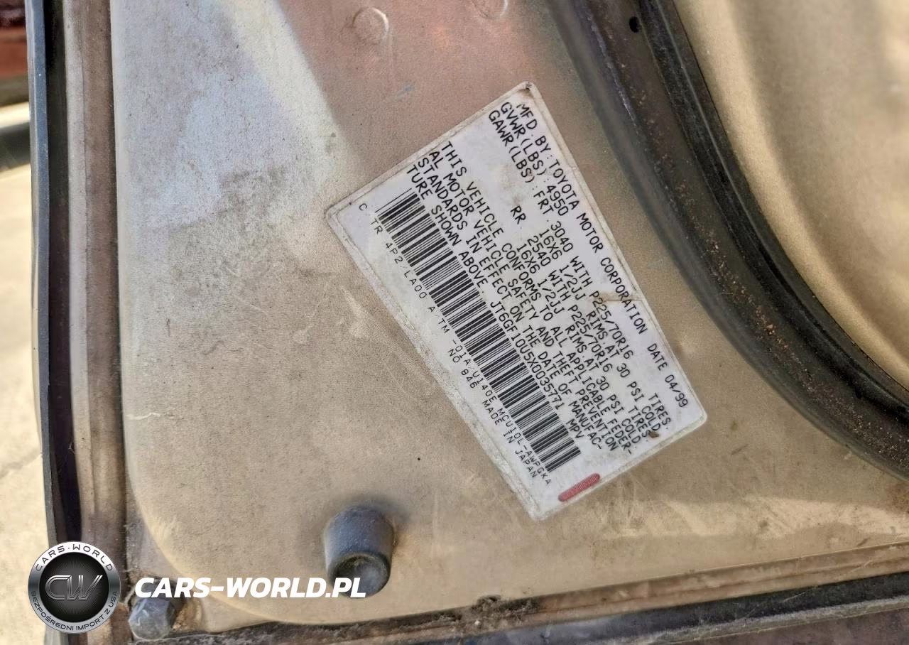 1999 Lexus Rx 300 VIN:JT6GF10U5X0035771 - 13