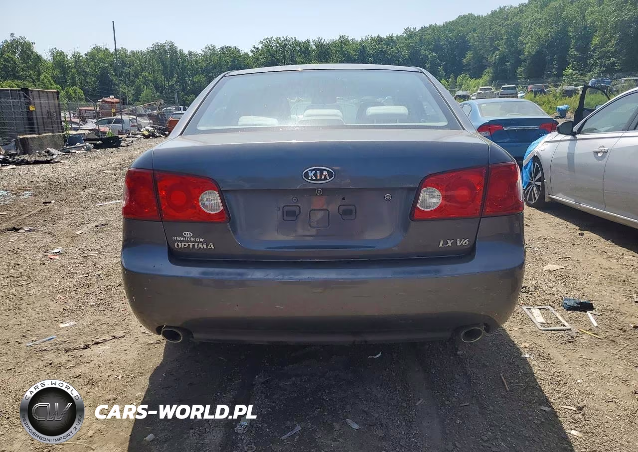 2006 Kia Optima Lx VIN:KNAGE124965039832 - 6