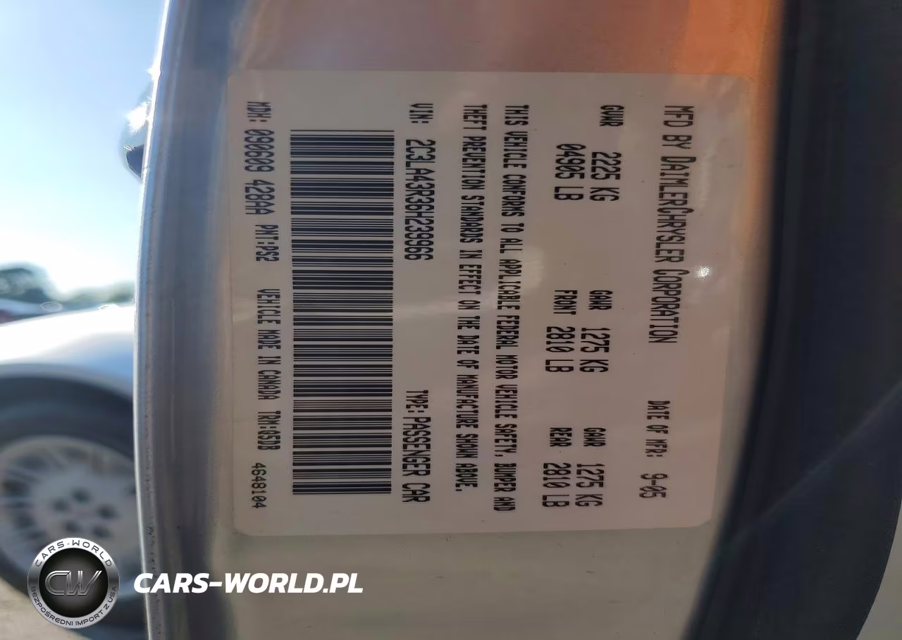 2006 Chrysler 300 VIN:2C3LA43R36H239966 - 12