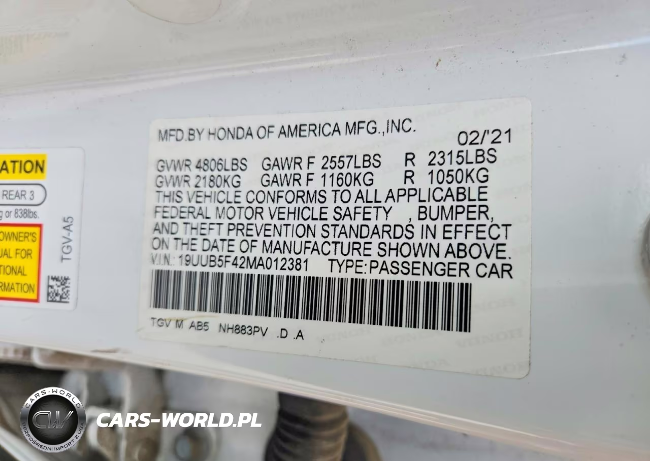 2021 Acura Tlx Technology VIN:19UUB5F42MA012381 - 12