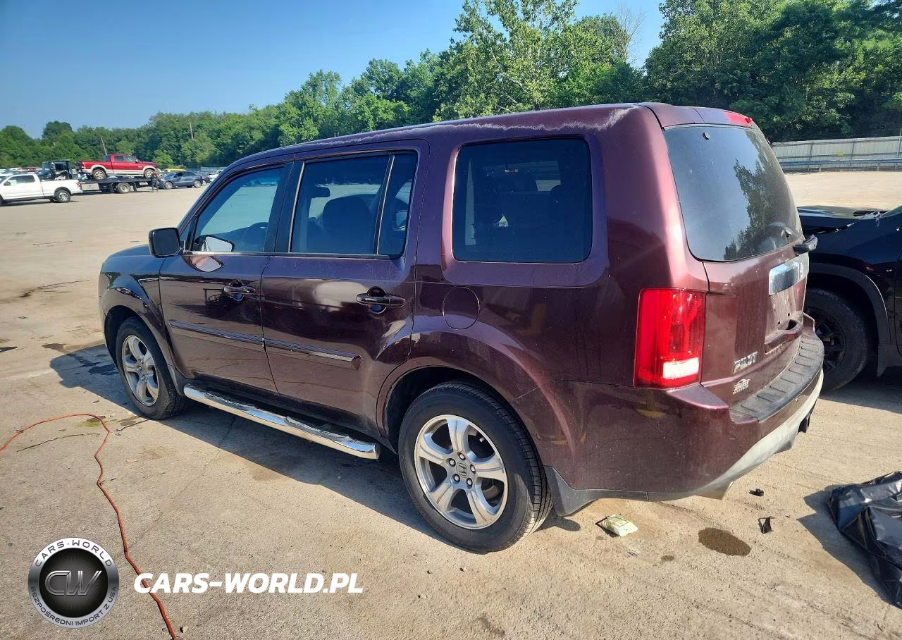 2013 Honda Pilot Exl VIN:5FNYF3H59DB044783 - 2