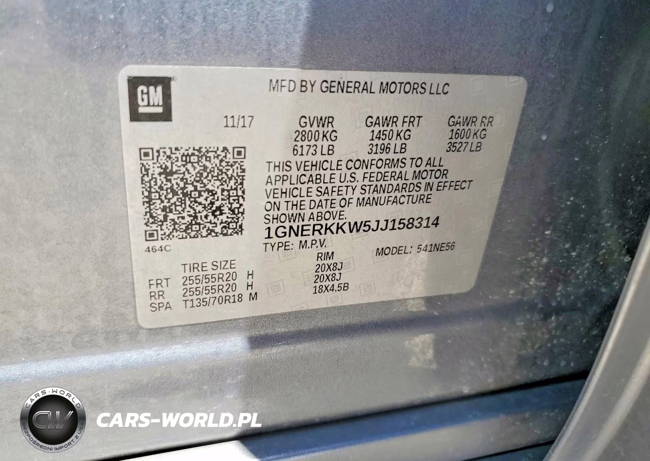 2018 Chevrolet Traverse Premier VIN:1GNERKKW5JJ158314 - 12