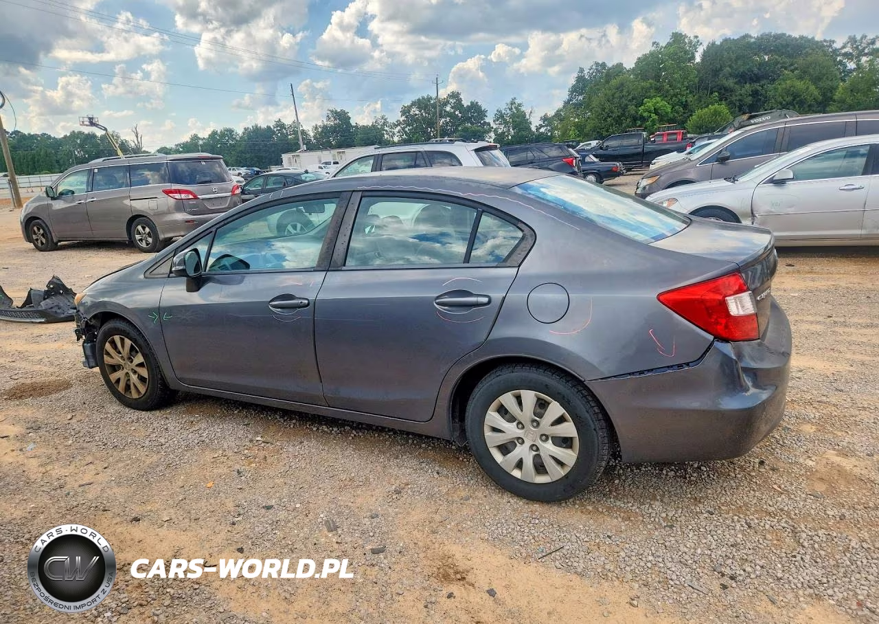 2012 Honda Civic Lx VIN:19XFB2F58CE072272 - 2