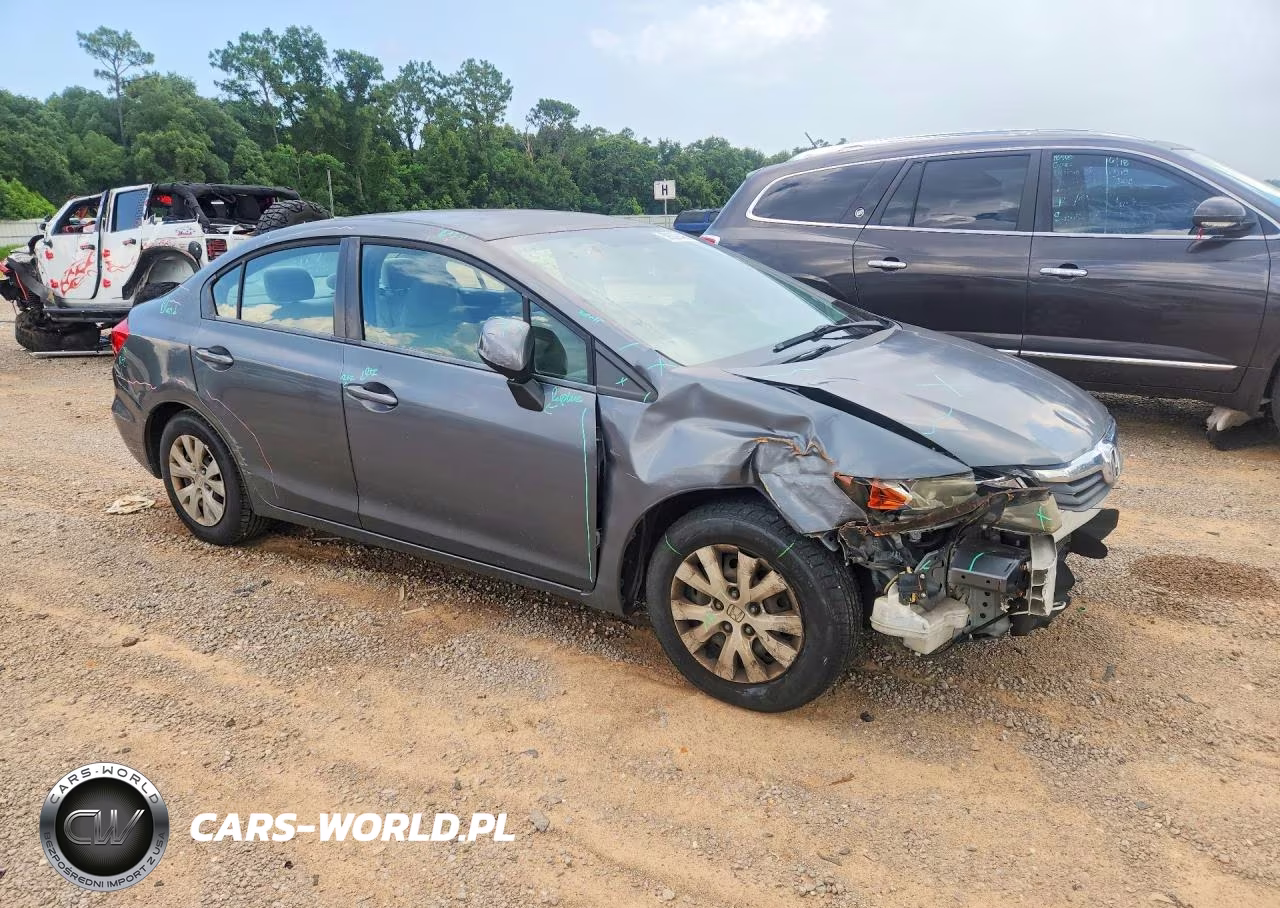 2012 Honda Civic Lx VIN:19XFB2F58CE072272 - 4