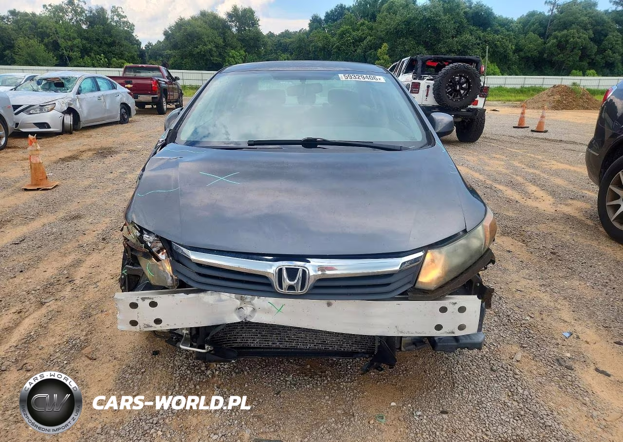 2012 Honda Civic Lx VIN:19XFB2F58CE072272 - 5