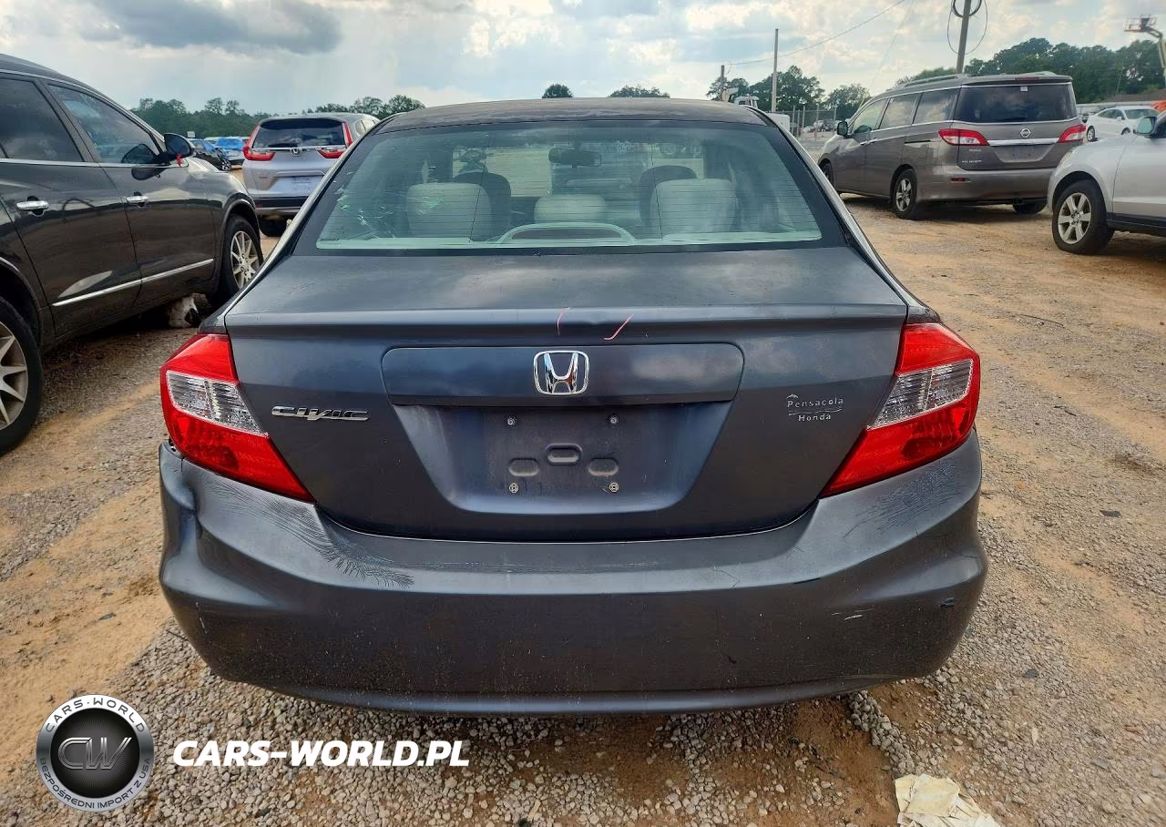 2012 Honda Civic Lx VIN:19XFB2F58CE072272 - 6