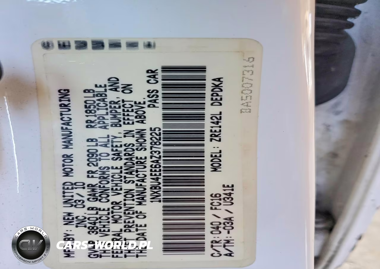 2010 Toyota Corolla Le VIN:1NXBU4EE6AZ378225 - 12