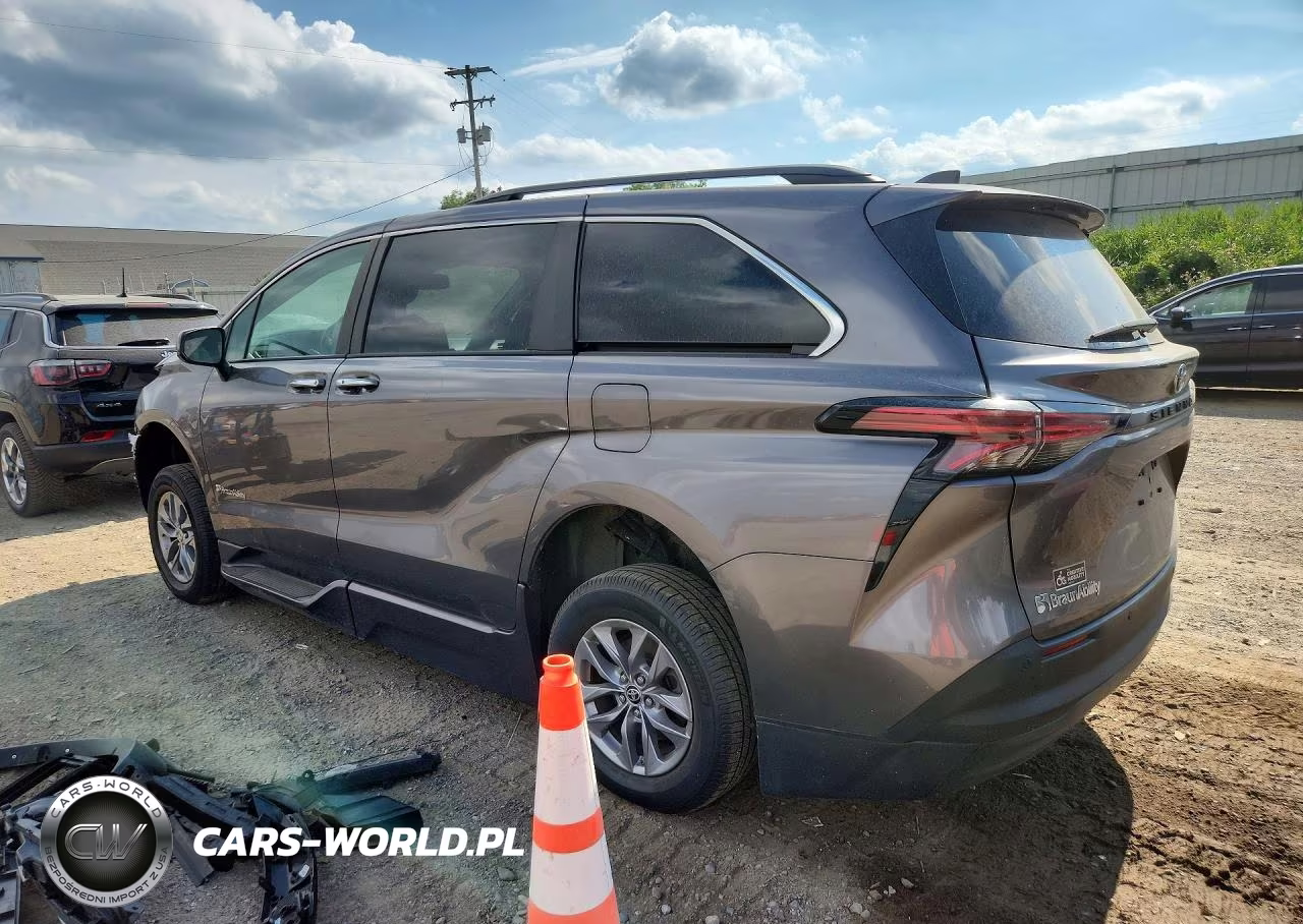 2022 Toyota Sienna Xle VIN:5TDJRKEC8NS123042 - 2