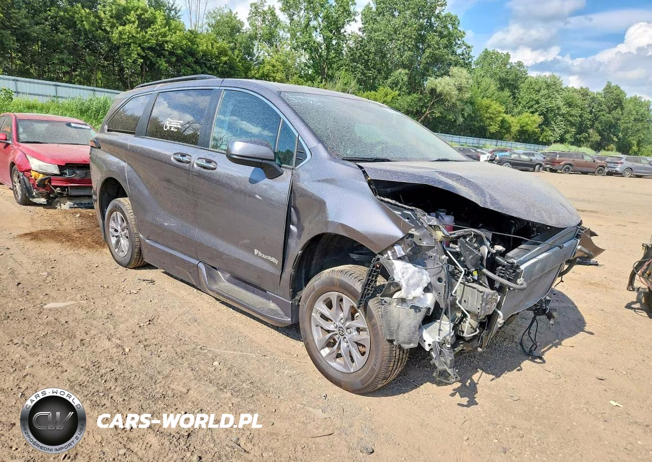 2022 Toyota Sienna Xle VIN:5TDJRKEC8NS123042 - 4