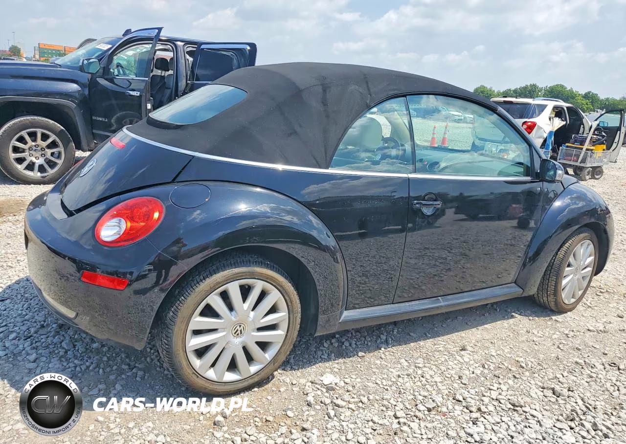 2008 Volkswagen New Beetle Convertible Se VIN:3VWRF31Y28M419954 - 3