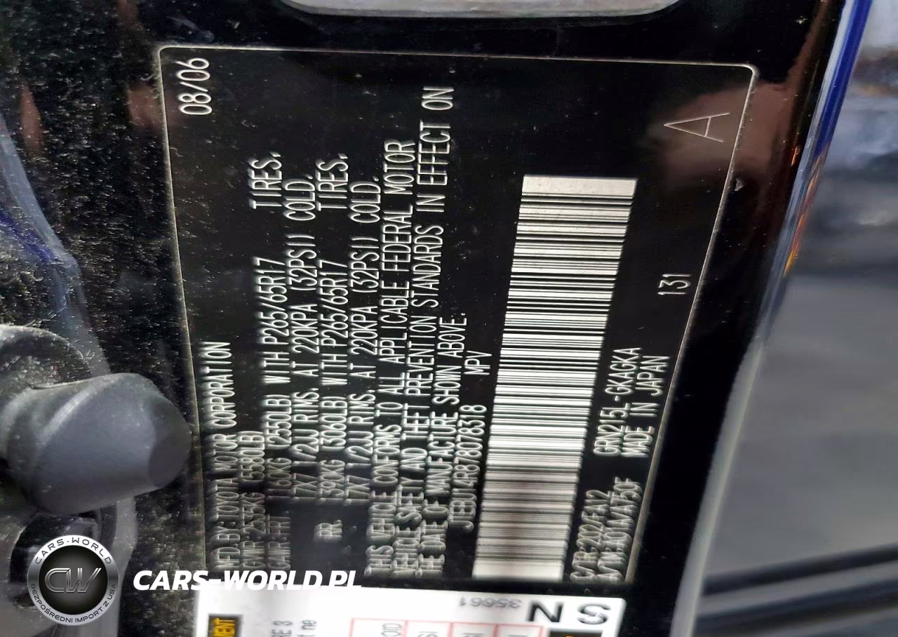 2007 Toyota 4Runner Sr5 VIN:JTEBU14R878078318 - 13