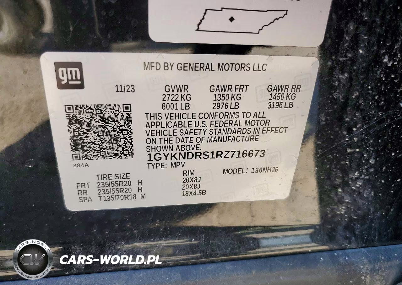 2024 Cadillac Xt5 Premium Luxury VIN:1GYKNDRS1RZ716673 - 13