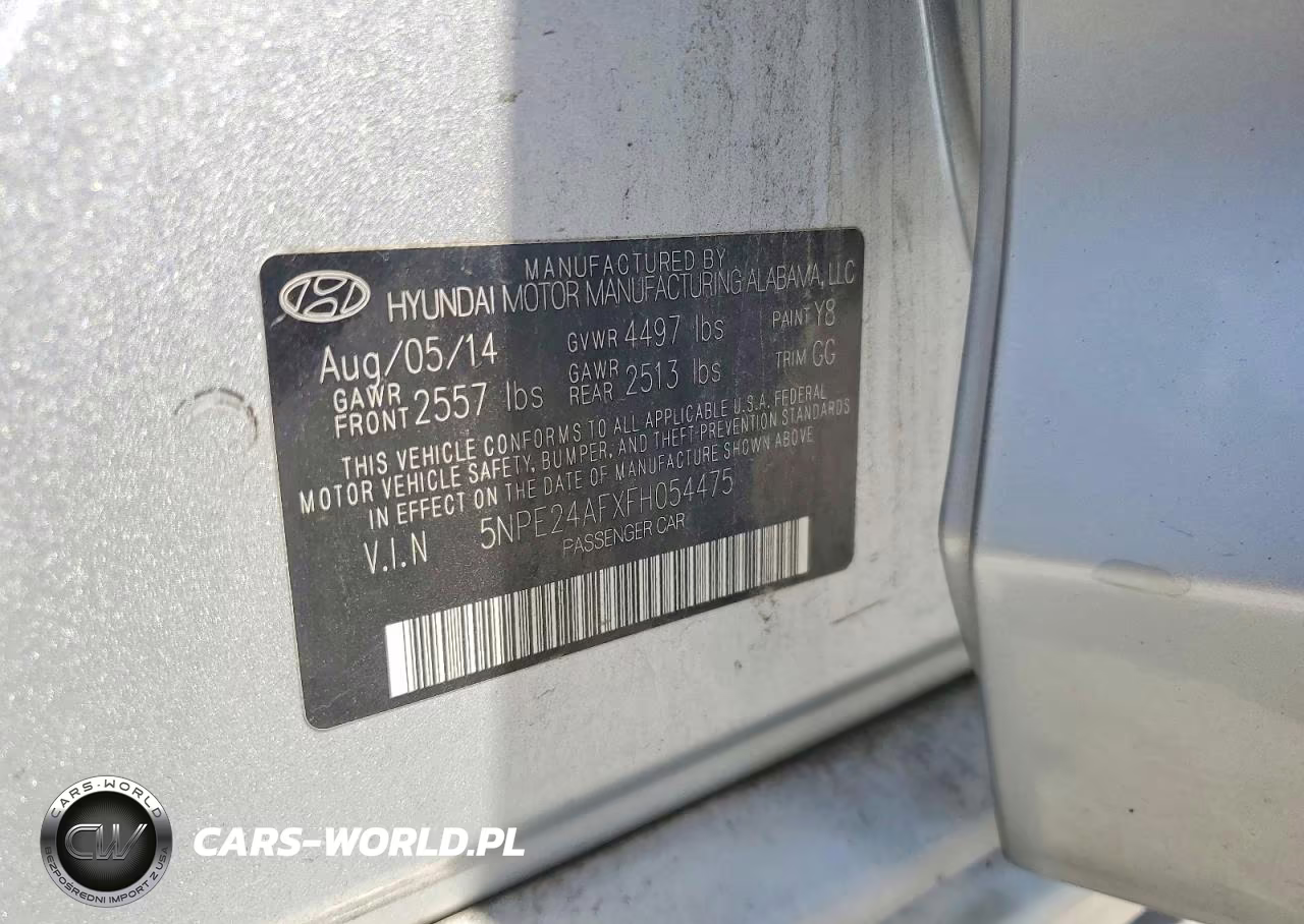 2015 Hyundai Sonata Se VIN:5NPE24AFXFH054475 - 13