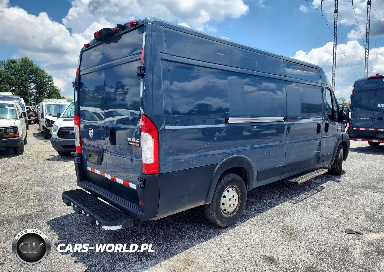 2021 Ram Promaster 3500 Ext Cargo 3.6L High Roof VIN:3C6MRVJG7ME572154 - 3