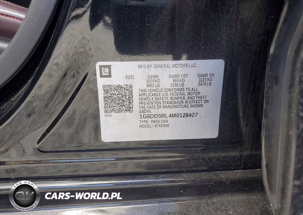 2021 Cadillac Ct4-V VIN:1G6DD5RL4M0128427 - 12