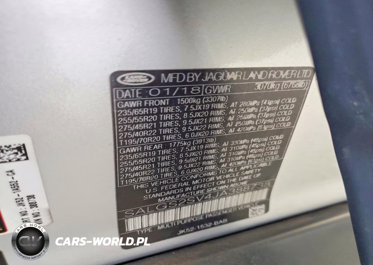 2018 Land Rover Range Rover Hse VIN:SALGS2SV4JA388738 - 13