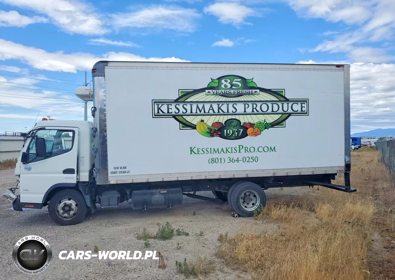 2015 Mitsubishi Fuso Fec92S Refrigerated Box Truck VIN:JL6CRG1A3FK000517 - 2
