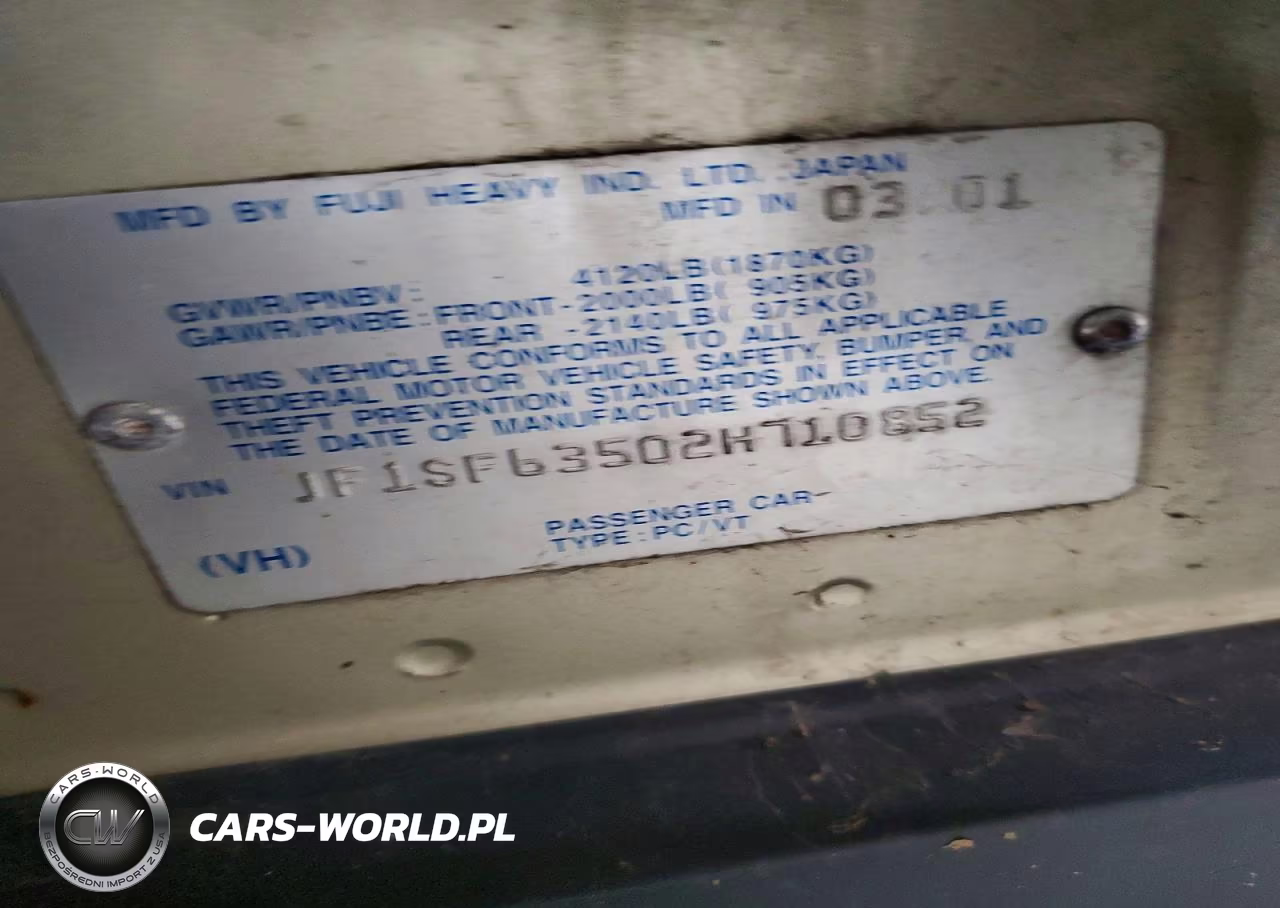 2002 Subaru Forester L VIN:JF1SF63502H710852 - 12